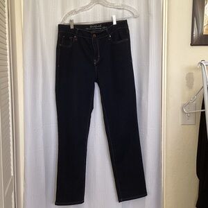 Gloria Vanderbilt Dark Blue Straight Leg Jeans